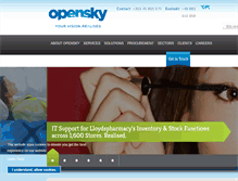 Tablet Screenshot of openskydata.com